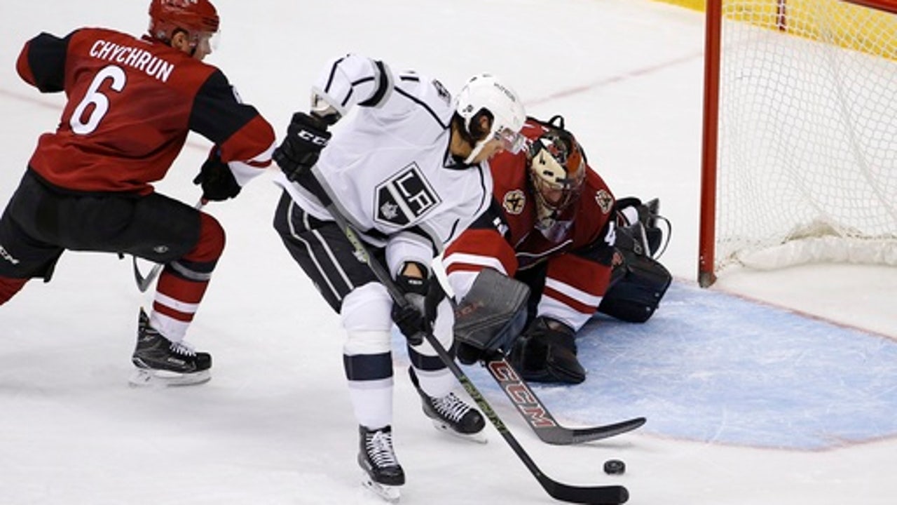 Nolan scores twice, Kings beat Coyotes 4-3